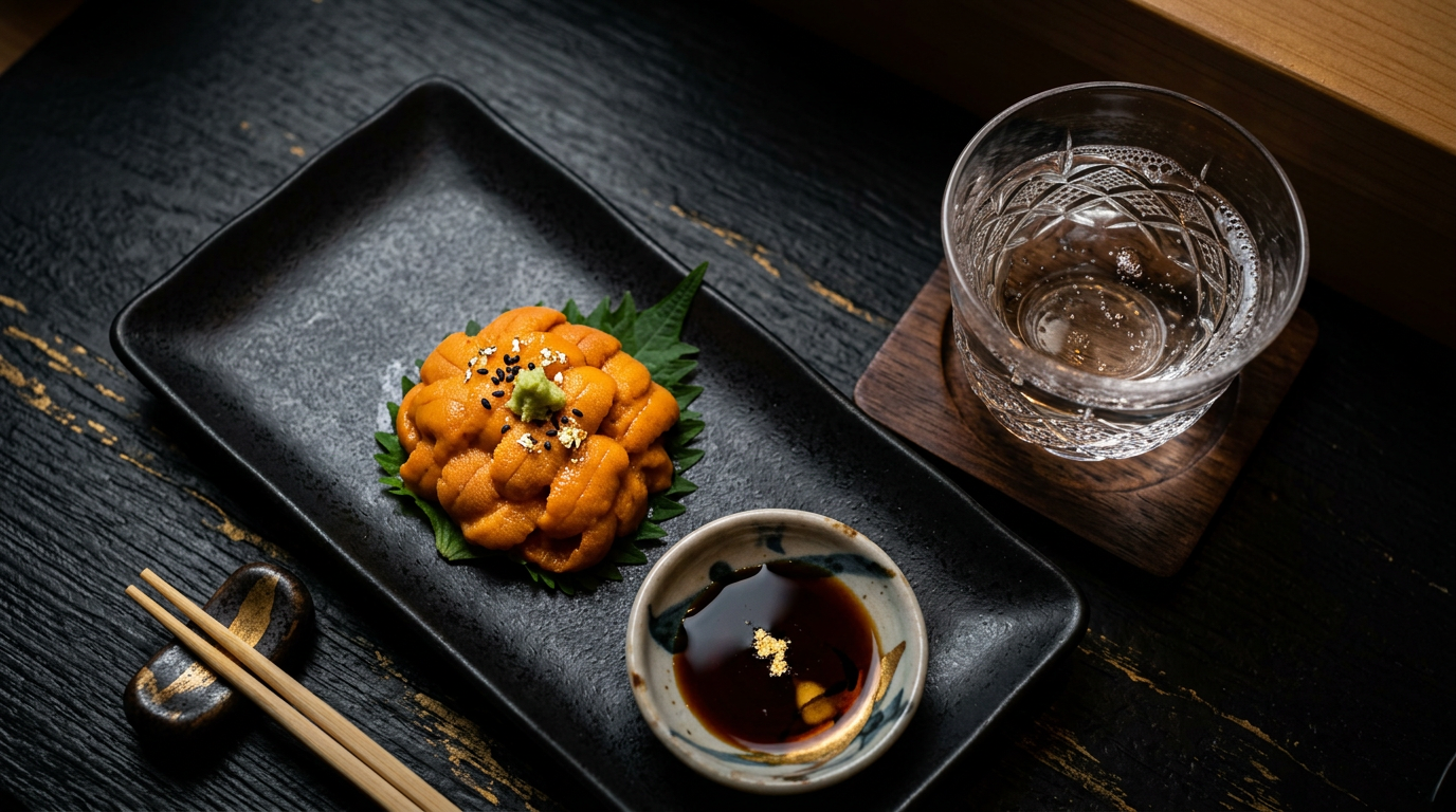 在家 Omakase：海膽與白酒酵母清酒的邂逅